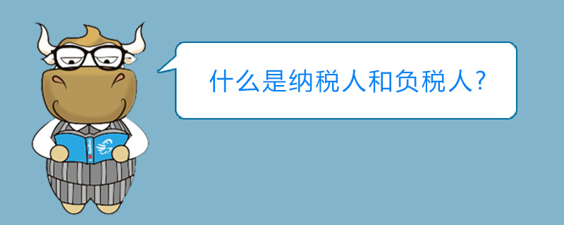 什么是纳税人和负税人