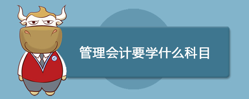 管理会计要学什么科目