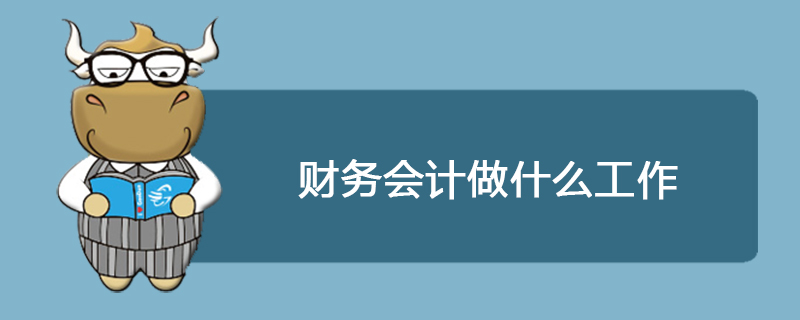 财务会计做什么工作