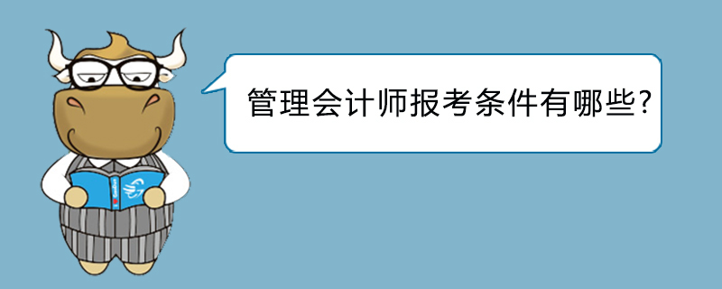 管理会计师报考条件有哪些