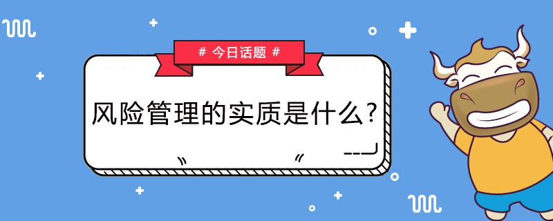 风险管理的实质是什么