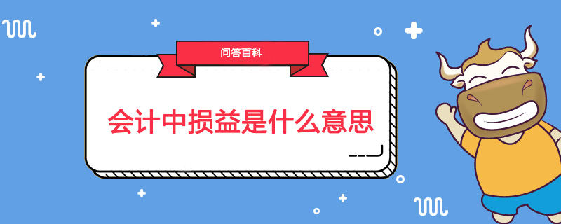 会计中损益是什么意思