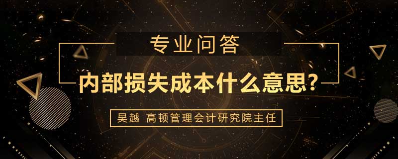 内部损失成本什么意思