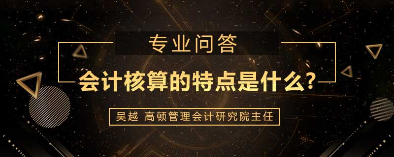会计核算的特点是什么