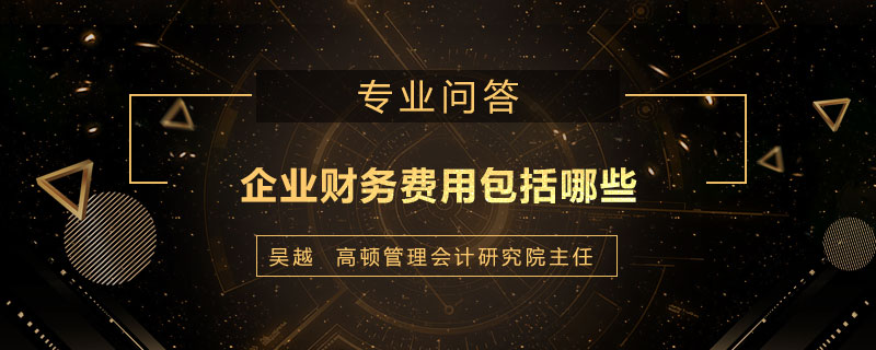 企业财务费用包括哪些