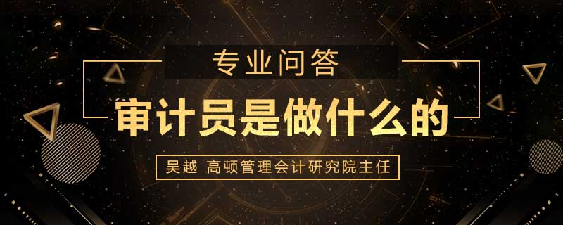 审计员是做什么的